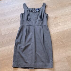 J. Crew Charcoal Midi Shift Dress